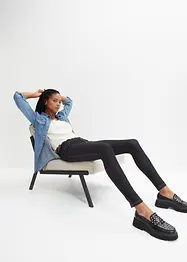 Leggings in Jeansoptik aus Baumwoll-Mix, bonprix