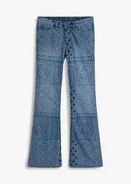 Jean Flare avec mélange de motifs, bonprix