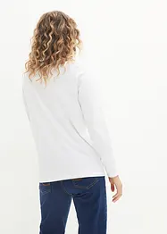 Essential Langarmshirt mit Rundhalsausschnitt, seamless, bonprix PREMIUM
