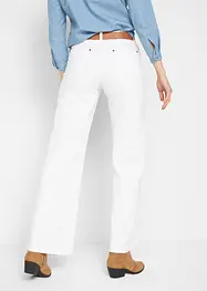 Wide-Leg-Jeans, Mid Waist, Stretch, bonprix