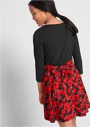 Jerseykleid, 3/4-Arm aus reiner Bio-Baumwolle, bonprix