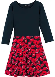 Jerseykleid, 3/4-Arm aus reiner Bio-Baumwolle, bonprix
