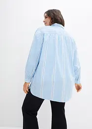 Gestreifte Hemdbluse, oversized, bonprix