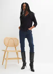 Shirt mit 3/4 Arm aus Viskose-Elasthan-Mix, bonprix