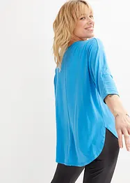 Shirt mit 3/4 Arm aus Viskose-Elasthan-Mix, bonprix