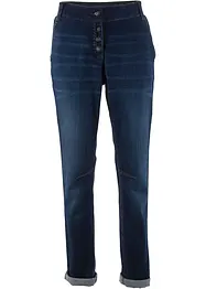 Jean boyfriend taille mi-haute et élastiquée, bonprix