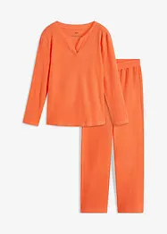 Pyjama aus Waffeljersey, bonprix