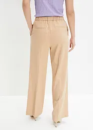 Pantalon large à pinces en polyester recyclé, bonprix