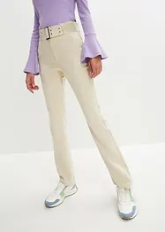 Pantalon stretch avec détail ceinture, bonprix