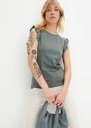 Tanktop mit Volants, bonprix