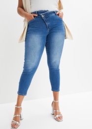 Skinny-Jeans mit asymmetrischem Bund, BODYFLIRT
