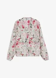 Chiffon-Bluse mit weiten Ärmeln, bonprix