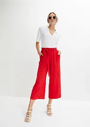 Culotte-Schlupfhose mit Umschlag, bonprix