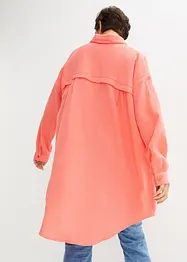 Chemisier long et ample en gaze de coton, bonprix