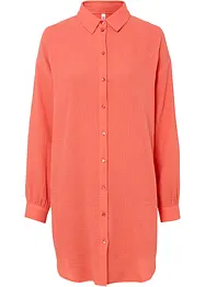 Chemisier long et ample en gaze de coton, bonprix