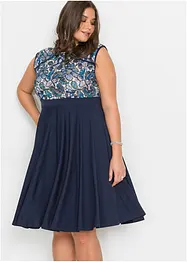 Midikleid mit Spitze, bonprix