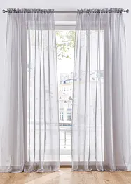 Gardinen aus leichtem Voile (2er Pack), bonprix