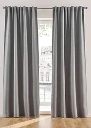 Abdunkelnde Vorhänge mit Struktur (2er Pack), bonprix