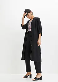 Kleid mit Taschen aus Leinen-Viskose-Mix, bonprix