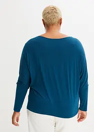 T-shirt manches longues en viscose douce et extensible, bonprix