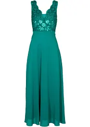Robe longue brodée de sequins, bonprix