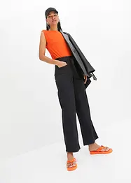 Pantalon 7/8 à taille élastiquée, 100% coton, bonprix