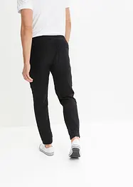 Pantalon taille élastiquée Regular Fit en gaze de coton, Tapered, bonprix