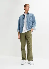 Pantalon cargo Loose Fit effet paper touch, Straight, RAINBOW