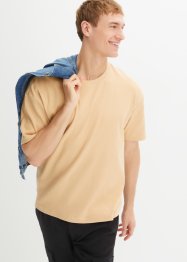 T-shirt côtelé avec coton, Loose Fit, RAINBOW