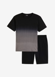 T-Shirt und Sweat-Bermuda  (2-tlg.Set), Regular Fit, bonprix