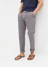 Regular Fit Chinohose mit Leinen, Straight, bonprix