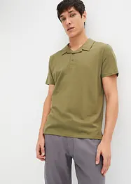 Poloshirt mit Resortkragen, Kurzarm aus  reiner Bio-Baumwolle, bonprix