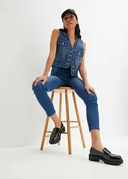 Gilet sans manches en jean extensible, bonprix