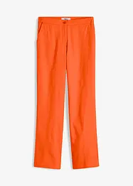 High-Waist-Hose aus Leinen-Viskose-Mix, bonprix