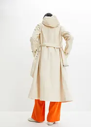 Manteau trench longueur mollet à capuche amovible, bonprix