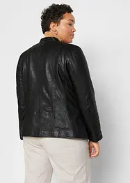 Veste en cuir nappa d’agneau, bonprix