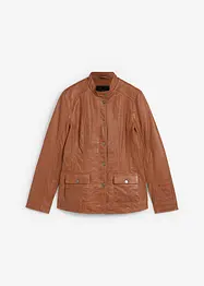 Veste en cuir nappa d’agneau, bonprix
