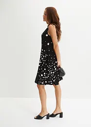 Jerseykleid mit auffälligem Druck, bonprix