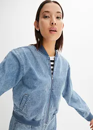 Kurzparka Denim Blouson, bonprix