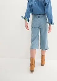 Jupe-culotte en jean, taille haute, capri, John Baner JEANSWEAR