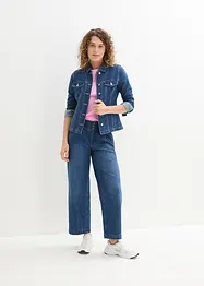 Jean large taille haute et élastiquée, bonprix