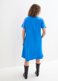Tunika-Kleid mit Taschen mit Leinen, kniebedeckend, bonprix