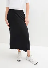 Jupe midi en jersey avec poches, bonprix