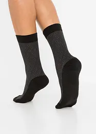 Socken mit druckfreiem Bündchen mit Bio-Baumwolle (5er Pack), bonprix