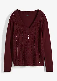 Pullover mit Pailletten, bonprix