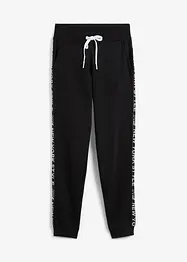 Sweathose mit Bündchen und Statement-Druck, bonprix