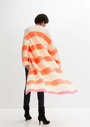 Long gilet en maille oversize, bonprix