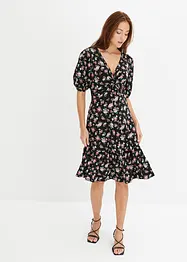 Robe en jersey à manches bouffantes, bonprix