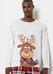 Pyjama 100% coton à manches longues, bonprix