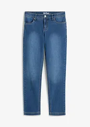 Jean droit taille mi-haute, extensible, bonprix